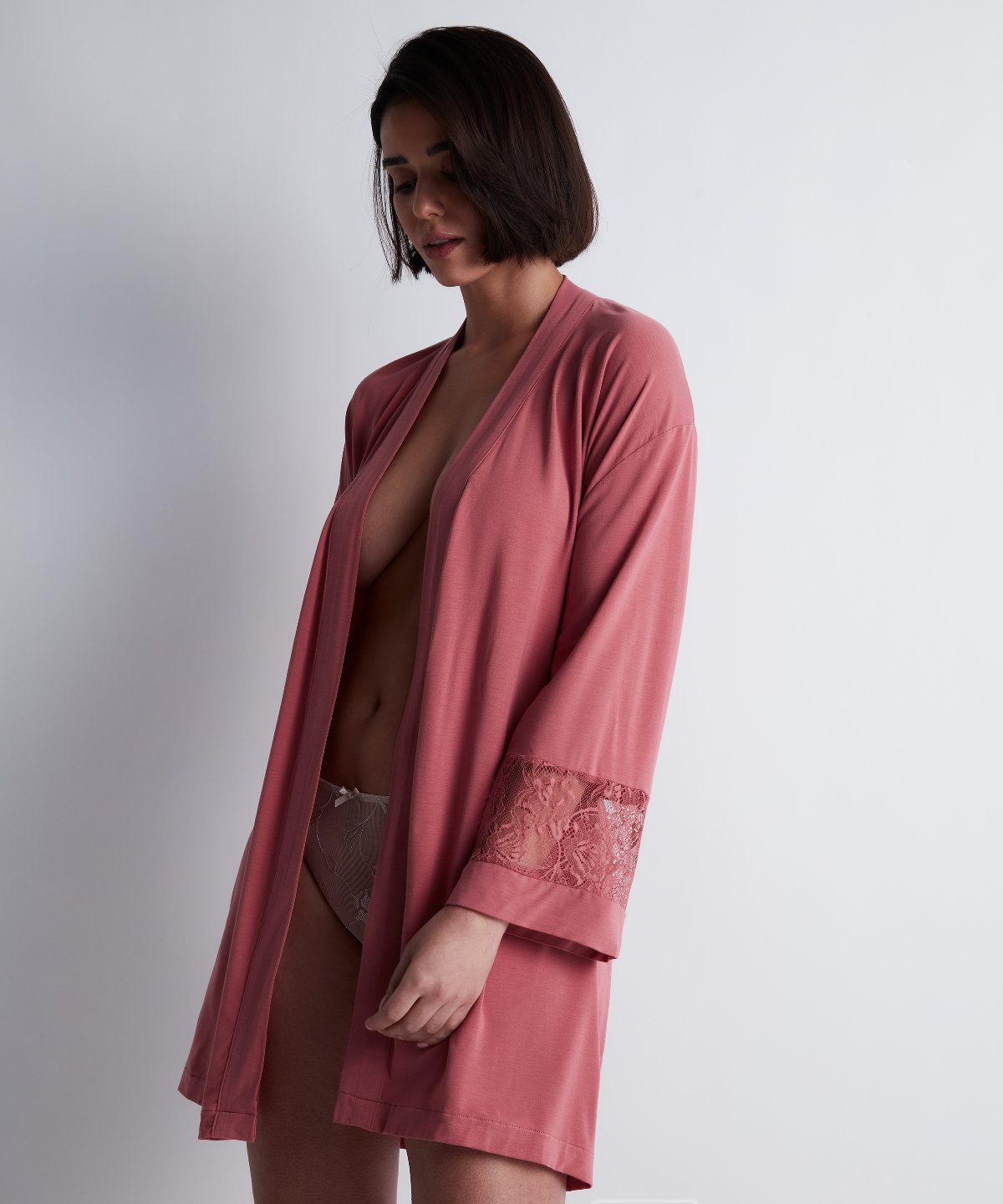 Lazy Days Kimono Rosewood