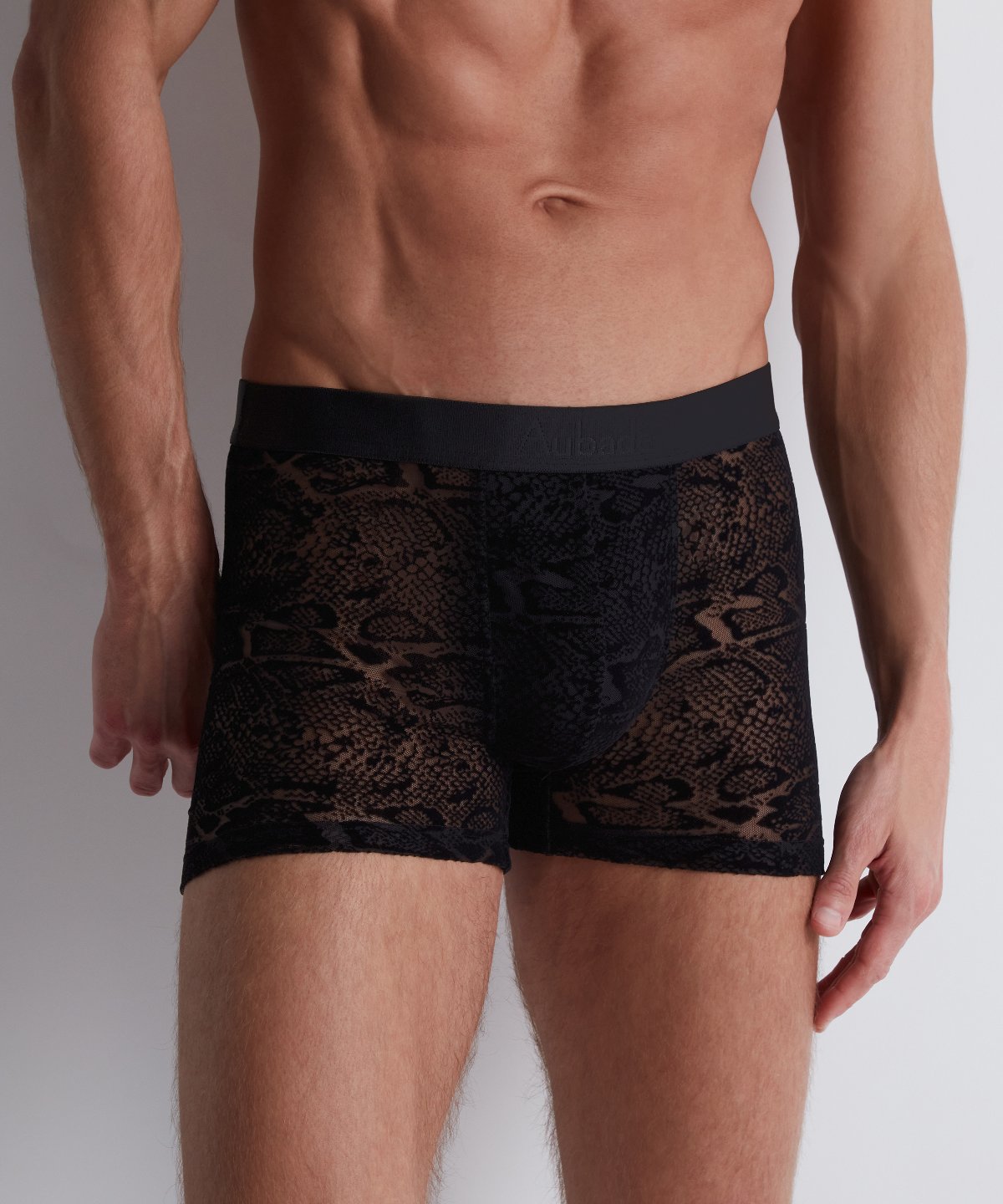 Aubade Homme Boxer homme Black Python