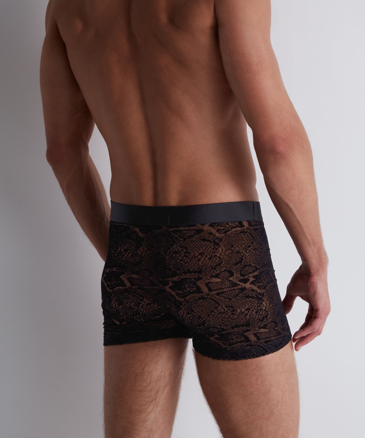 Aubade Homme Boxer homme Black Python