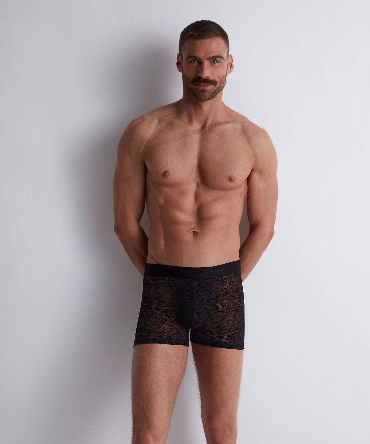 Aubade Homme Boxer homme Black Python