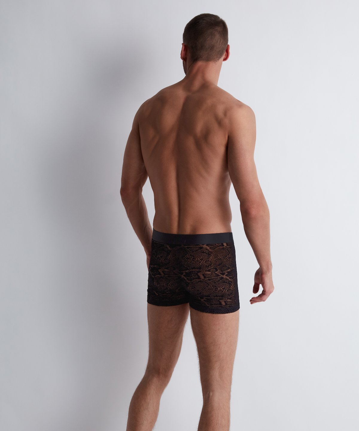 Aubade Homme Boxer homme Black Python